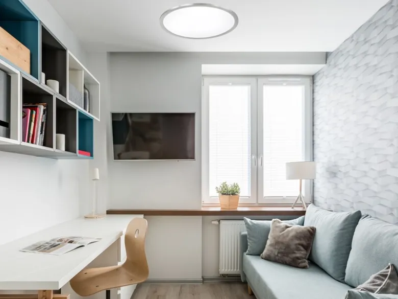 LED Deckenleuchte PHOENIX extrem flach & rund, dimmbar, Ø 45cm