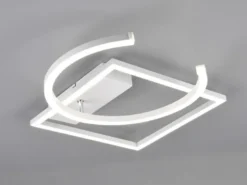 LED Deckenleuchte PIVOT Weiß - dimmbar, Breite 42cm
