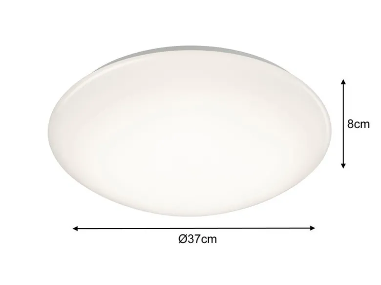 LED Deckenleuchte POLLUX IP44 mit Bewegungsmelder, Ø 37cm