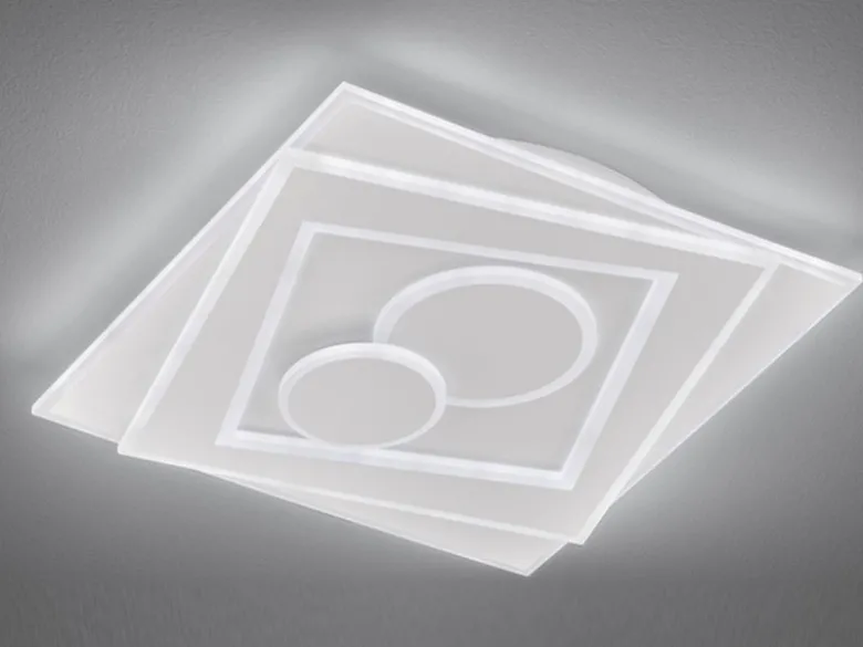 LED Deckenleuchte RATIO mit Tageslicht & Fernbedienung, Breite 50cm