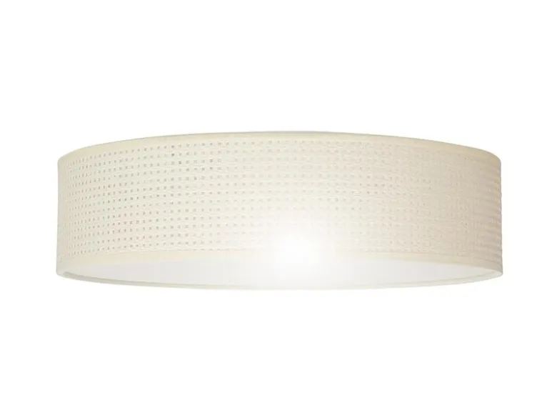 LED Deckenleuchte Rattan Lampenschirm / Abdeckung satiniert, Ø 50cm
