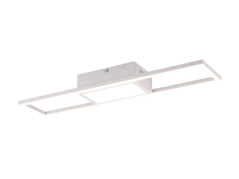 LED Deckenleuchte RIGIDO Weiß dimmbar & Lichtfarbe einstellbar, Breite 60cm