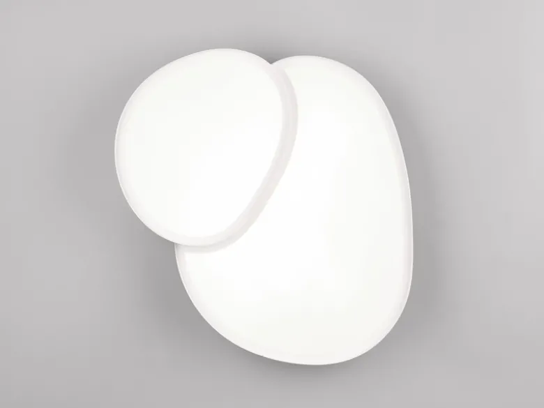 LED Deckenleuchte RISE mit Fernbedienung dimmbar Weiß, Breite 43,5cm