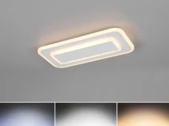 LED Deckenleuchte RIVA mit Fernbedienung & Tageslicht einstellbar, Breite 40cm
