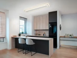 LED Deckenleuchte RIVA mit Fernbedienung & Tageslicht einstellbar, Breite 90cm