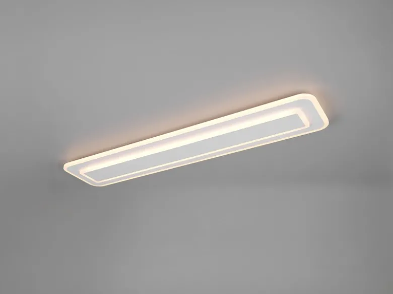 LED Deckenleuchte RIVA mit Fernbedienung & Tageslicht einstellbar, Breite 90cm