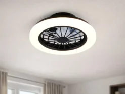 LED Deckenleuchte ROTSUND mit Ventilator, Tageslicht und Fernbedienung Ø 38cm