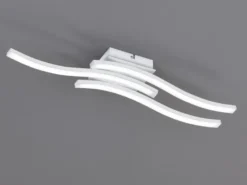 LED Deckenleuchte ROUTE Metall Weiß, Breite 56cm, Neutralweiß