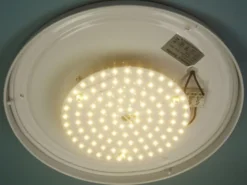 LED Deckenleuchte rund Opalglas matt, Nurglasleuchte, Ø 40cm