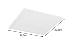 LED Deckenleuchte SIRIUS flach mit Bewegungsmelder, Breite 29,5cm
