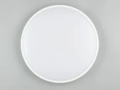 LED Deckenleuchte SLOPE flach mit Fernbedienung, dimmbar, Weiß, Ø 49cm