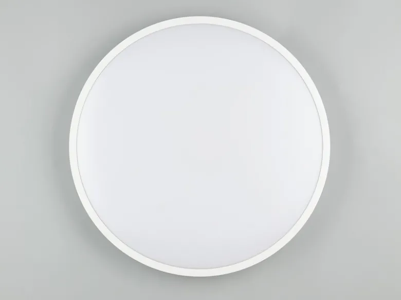 LED Deckenleuchte SLOPE flach mit Fernbedienung, dimmbar, Weiß, Ø 49cm