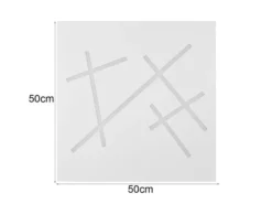 LED Deckenleuchte SNIP flach dimmbar Fernbedienung Weiß Quadrat 50cm
