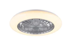 LED Deckenleuchte STRALSUND mit Ventilator, Fernbedienung & Tageslicht Ø 49cm