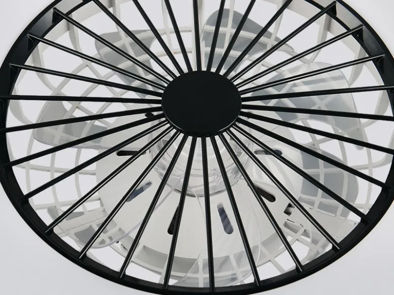 LED Deckenleuchte SVAERHOLT mit Ventilator, Tageslicht und Fernbedienung Ø 60cm