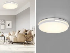 LED Deckenleuchte TACOMA Weiß dimmbar Lichtfarbe einstellbar, Ø 40cm