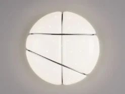 LED Deckenleuchte TIBOR mit Sternenhimmel, 3 Stufen dimmbar, Ø 28cm
