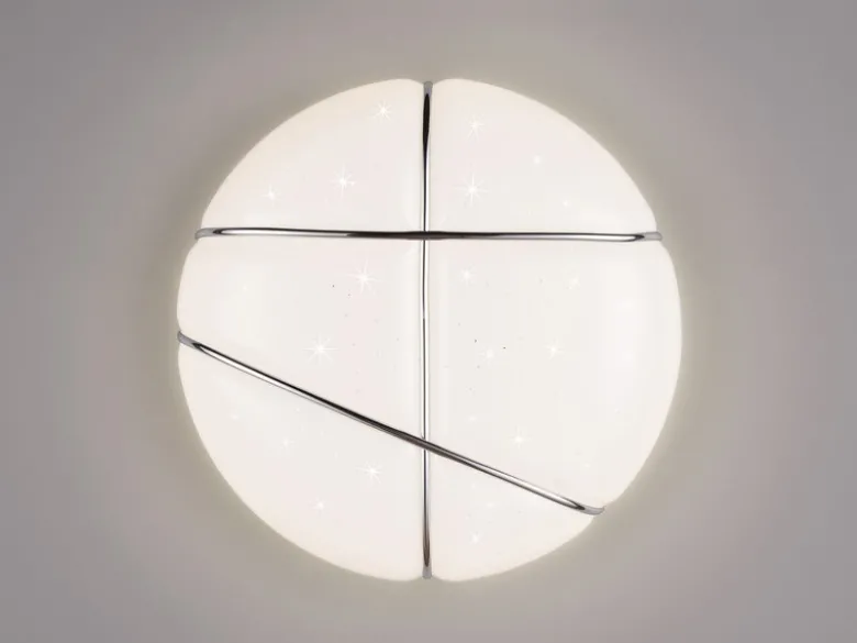 LED Deckenleuchte TIBOR mit Sternenhimmel, 3 Stufen dimmbar, Ø 28cm
