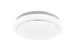 LED Deckenleuchte TIVOLI flach rundes Deckenlicht Weiß, Ø 38cm