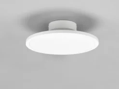 LED Deckenleuchte TRAY einflammig schwenkbar dimmbar Weiß, Ø 40cm