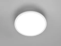 LED Deckenleuchte TRAY einflammig schwenkbar dimmbar Weiß, Ø 40cm