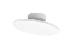 LED Deckenleuchte TRAY einflammig schwenkbar dimmbar Weiß, Ø 40cm