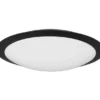 LED Deckenleuchte UMBERTO in Schwarz IP44 Badlampe, Ø 42cm