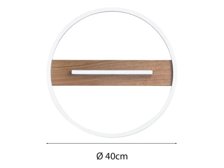 LED Deckenleuchte und Wandleuchte AZIMUTH 3 Lichtfarben einstellbar, Ø 40cm