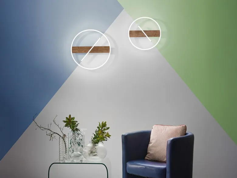 LED Deckenleuchte und Wandleuchte AZIMUTH 3 Lichtfarben einstellbar, Ø 40cm