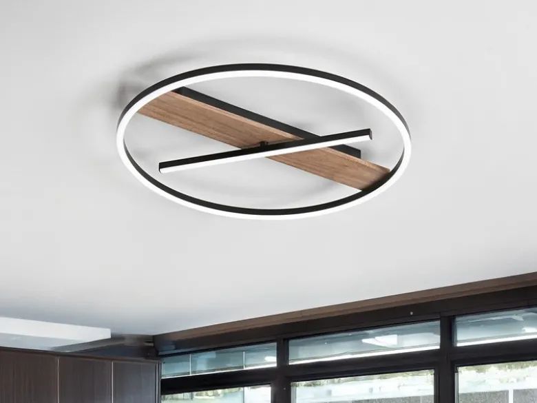 LED Deckenleuchte und Wandleuchte AZIMUTH 3 Lichtfarben einstellbar, Ø 40cm