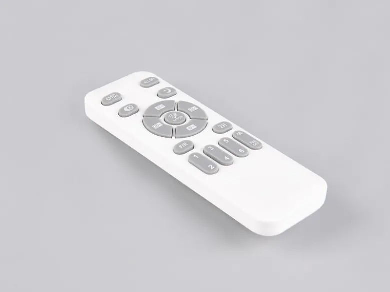 LED Deckenleuchte VANSBRO mit Ventilator und Fernbedienung Ø 49cm - max. 106cm
