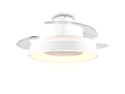 LED Deckenleuchte VANSBRO mit Ventilator und Fernbedienung Ø 49cm - max. 106cm