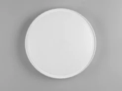 LED Deckenleuchte VARDA mit Fernbedienung Metall Weiß, Ø 39cm