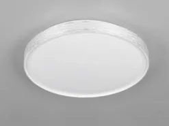 LED Deckenleuchte VARDA mit Fernbedienung Metall Weiß, Ø 39cm