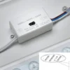 LED Deckenleuchte WACO in Weiß matt extern dimmbar flach, Ø 31cm
