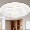 LED Deckenleuchte Weiß dimmbar mit Fernbedienung & Tageslicht Ø 49cm
