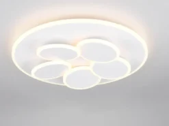 LED Deckenleuchte Weiß dimmbar mit Fernbedienung & Tageslicht Ø 49cm