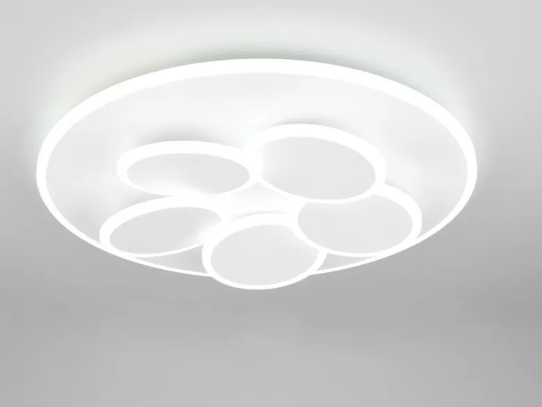 LED Deckenleuchte Weiß dimmbar mit Fernbedienung & Tageslicht Ø 49cm