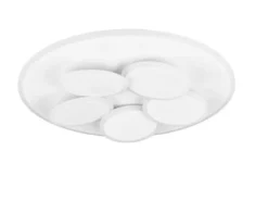 LED Deckenleuchte Weiß dimmbar mit Fernbedienung & Tageslicht Ø 49cm