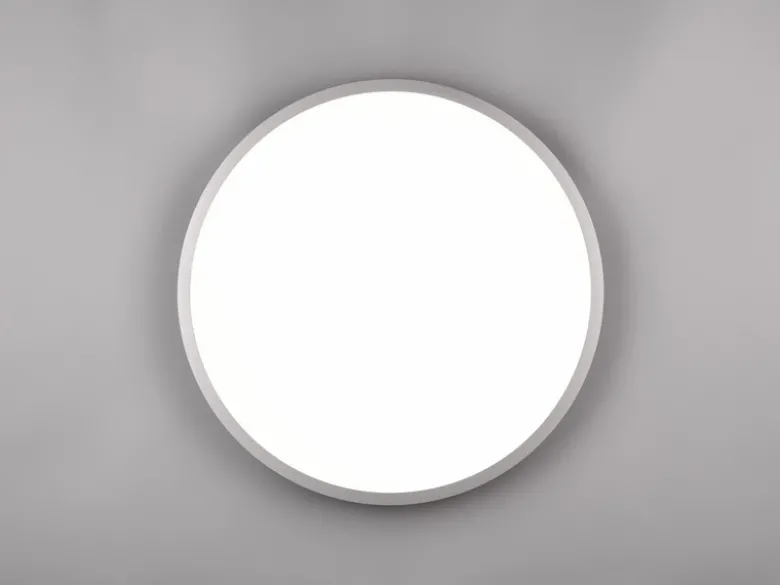 LED Deckenleuchte YUMA flach mit Fernbedienung, 3 Lichtfarben & RGB, Ø 60cm