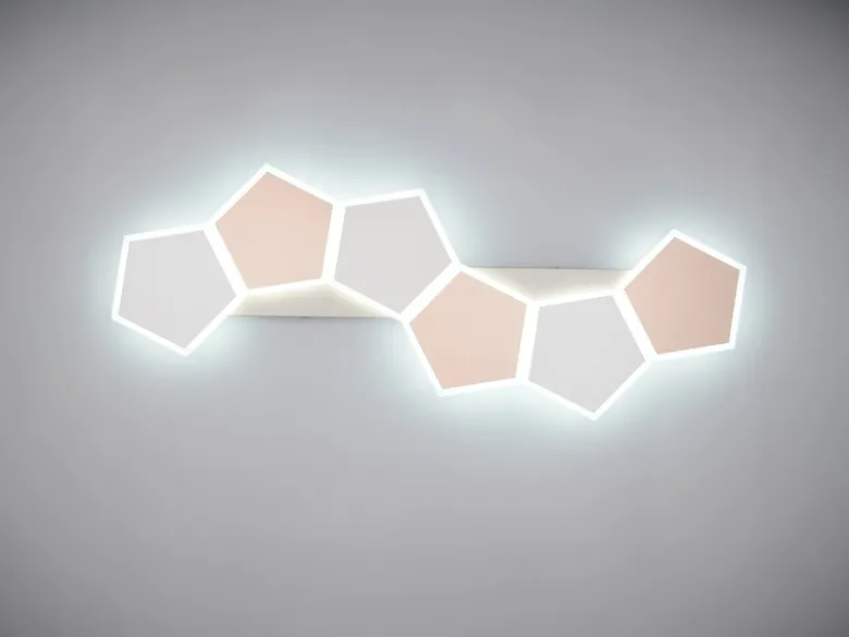 LED Deckenleuchte ZAYA mit Fernbedienung & 3 Lichtfarben, Grau Coffee, B: 99cm