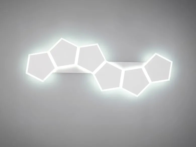 LED Deckenleuchte ZAYA mit Fernbedienung & 3 Lichtfarben, Weiß, Breite 99cm