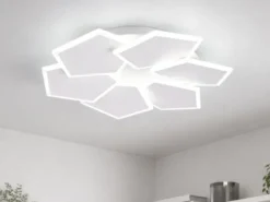 LED Deckenleuchte ZAYA mit Fernbedienung & 3 Lichtfarben, Weiß Ø 50,5cm