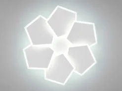 LED Deckenleuchte ZAYA mit Fernbedienung & 3 Lichtfarben, Weiß Ø 50,5cm