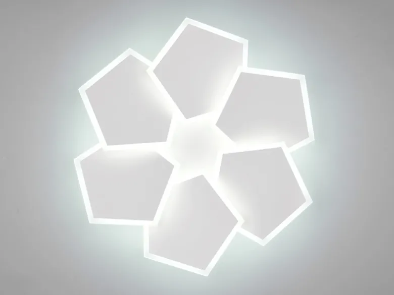 LED Deckenleuchte ZAYA mit Fernbedienung & 3 Lichtfarben, Weiß Ø 50,5cm