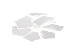 LED Deckenleuchte ZAYA mit Fernbedienung & 3 Lichtfarben, Weiß Ø 50,5cm