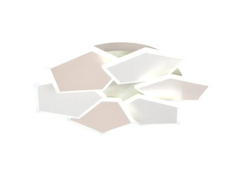 LED Deckenleuchte ZAYA mit Fernbedienung & 3 Lichtfarben, Grau Coffee Ø 50,5cm