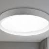 LED Deckenleuchte ZETA Grau mit Fernbedienung dimmbar & Tageslicht Ø 48cm