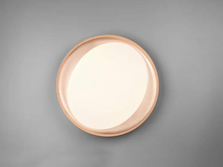 LED Deckenleuchte ZETA Schwarz Gold mit Fernbedienung dimmbar & Tageslicht Ø48cm