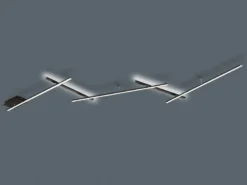 LED Deckenschiene INDIRA Schwarz schwenkbar, Breite bis 245cm